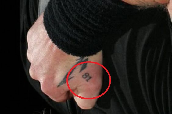 James Hetfield 81 Tattoo