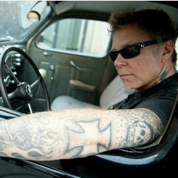 James-Hetfield Skull Tattoo