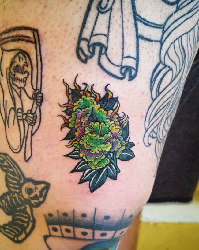 65 Marijuana Tattoo Designs Body Art Guru