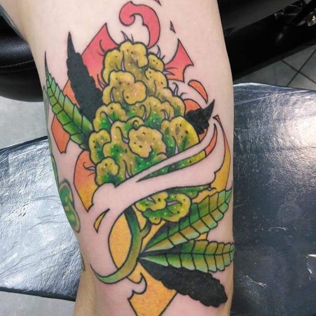 65 Marijuana Tattoo Designs 50. 