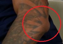 Usher star tattoo