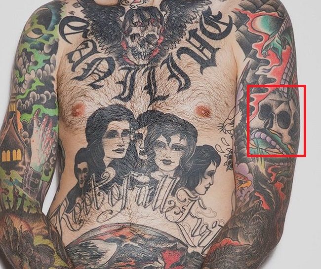 Adam22-Skull-Tattoo