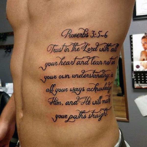 Biblical Verse Tattoo