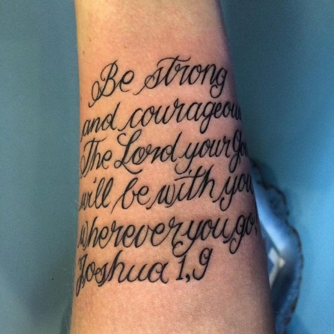 Biblical Verse Tattoo