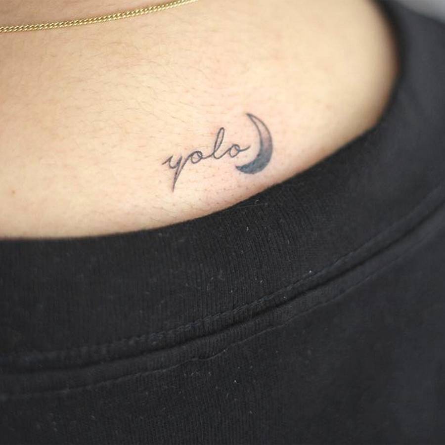 YOLO Dainty Small Tattoos Designs.