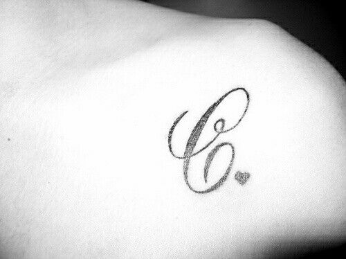 Letter C Tattoo