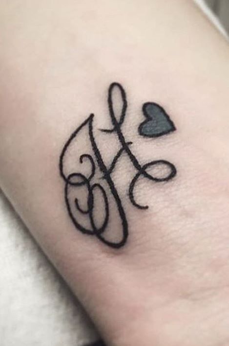 50 Amazing H Letter Tattoo Designs And Ideas Body Art Guru