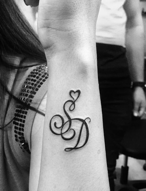 Romantic Heart Love Tattoo Design Pics With Your Name