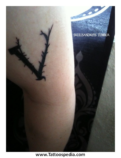 65 Amazing V Letter Tattoo Designs and Ideas Body Art Guru