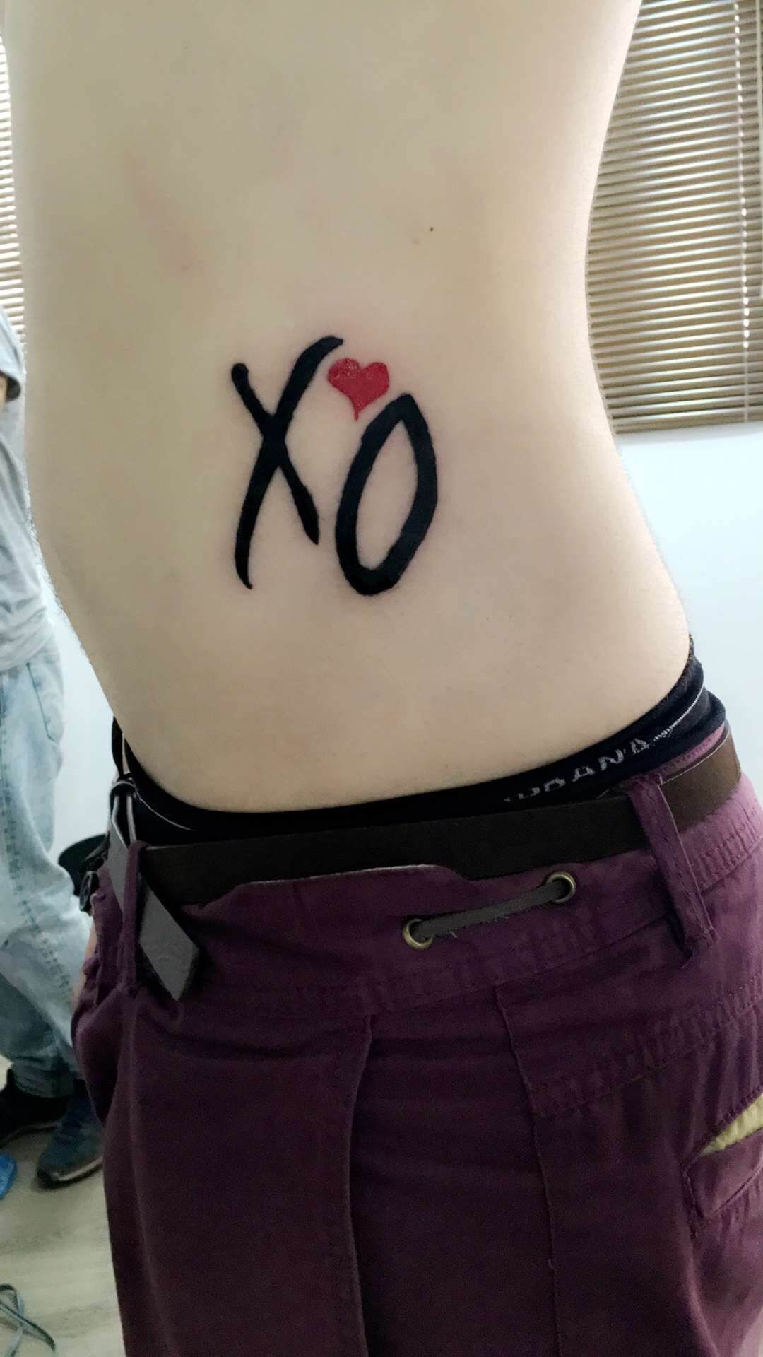 X tattoo design
