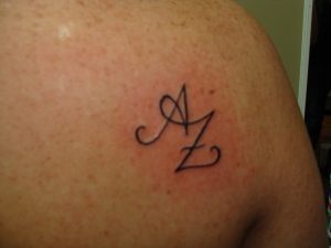 Z letter Tattoo