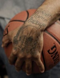 Derrick Rose Chicago Tattoo