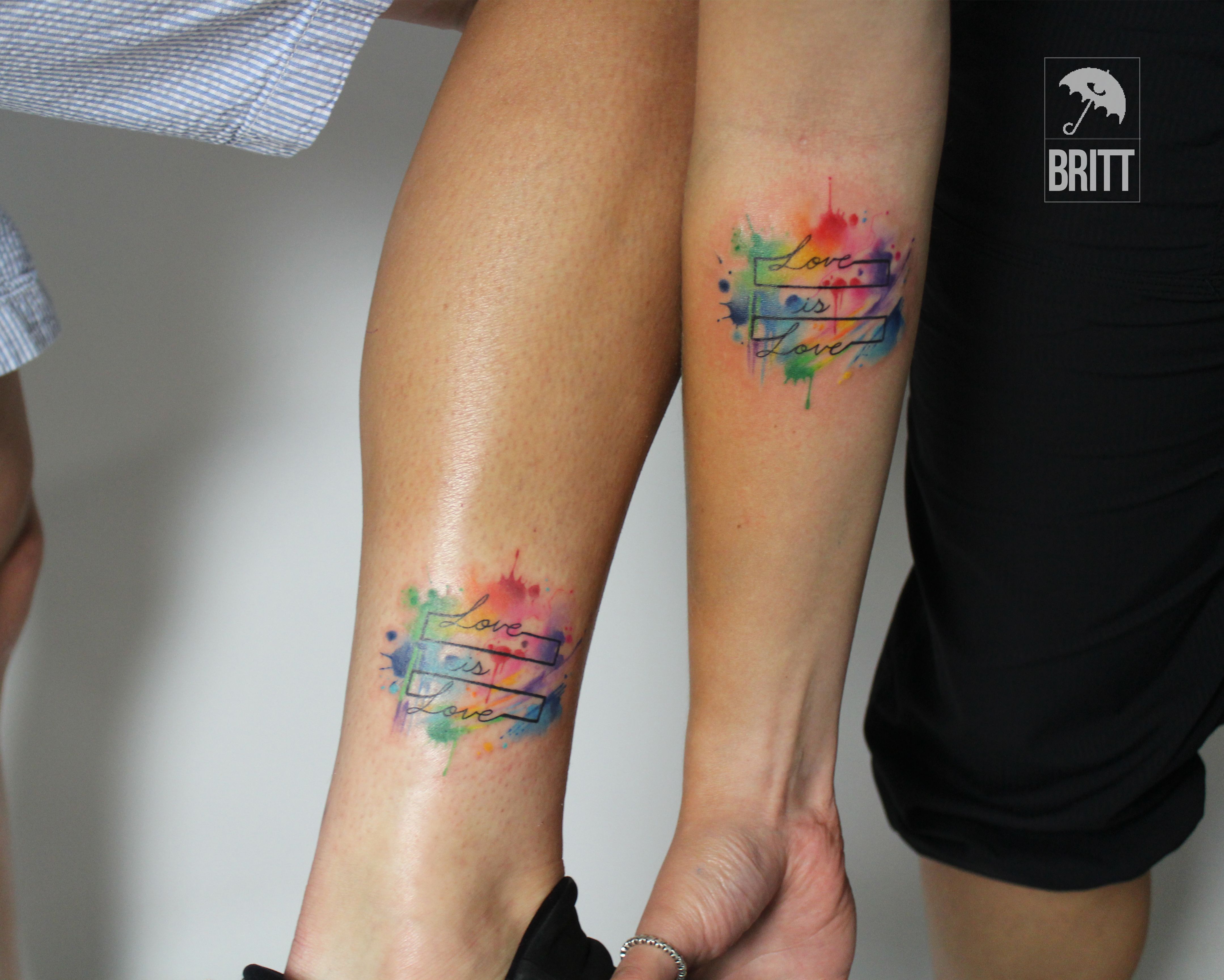 1. Rainbow Heart Tattoo - wide 8
