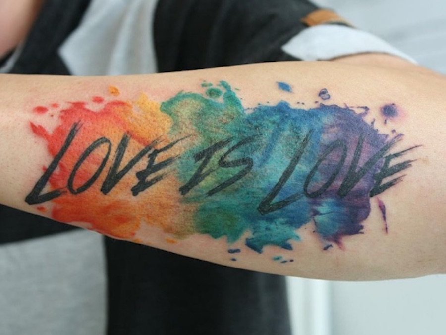 Gay Pride Tattoo