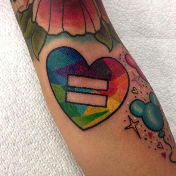 cool gay pride tattoos for men