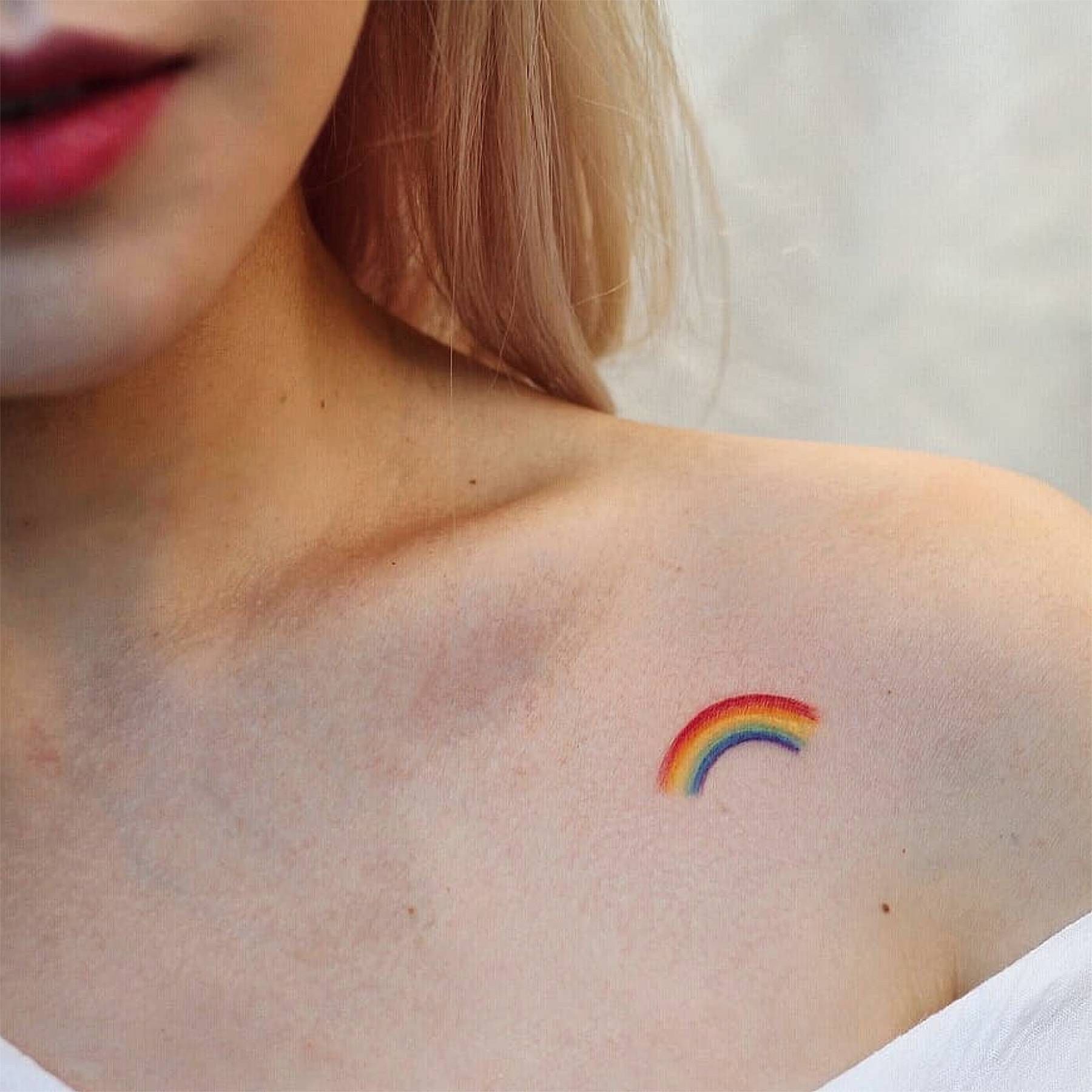 gay pride tattoo