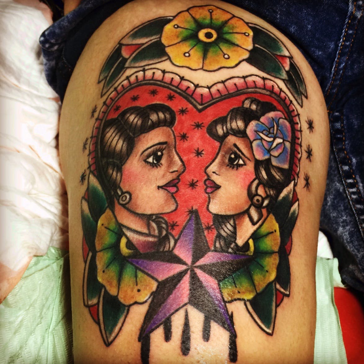 feminine gay pride tattoos for women