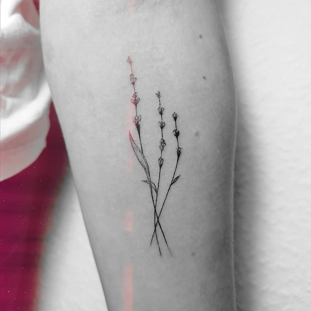 Lavender Tattoo Designs