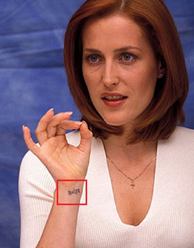 Gillian Anderson's 3 Tattoos & Their Meanings Body Art Guru