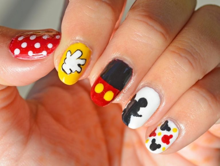 150 Mickey Mouse Nail Art Designs - Body Art Guru