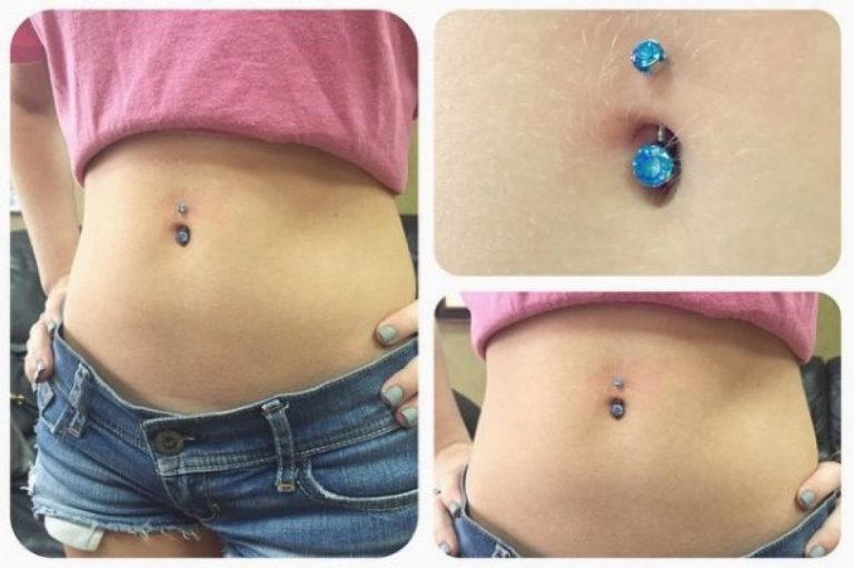 76 Awesome Floating Navel Piercing Body Art Guru