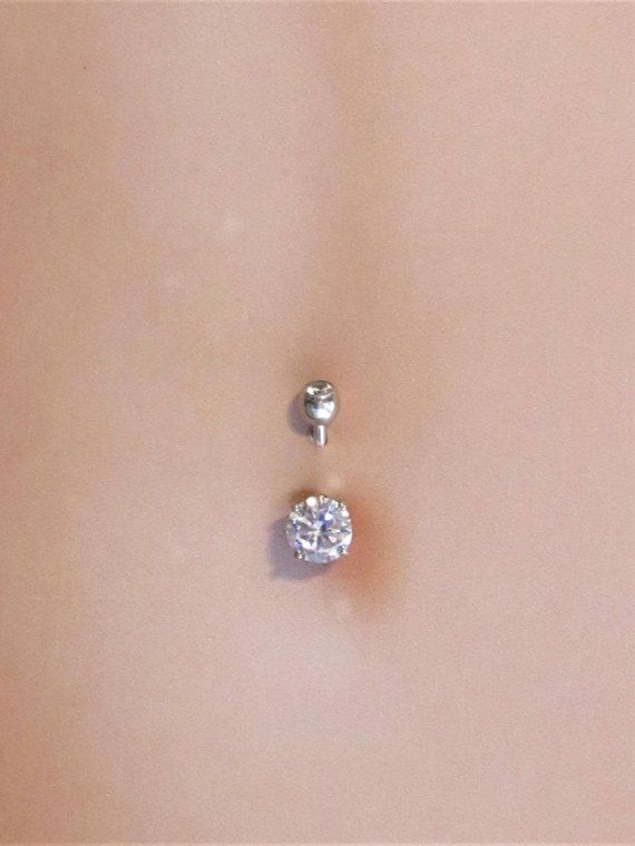 titanium belly piercing