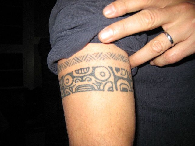 Anthony TRIBAL BAND tattoo