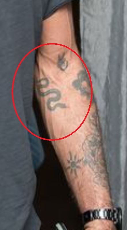 Anthony left forearm tattoos