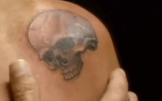 Anthony skull tattoo