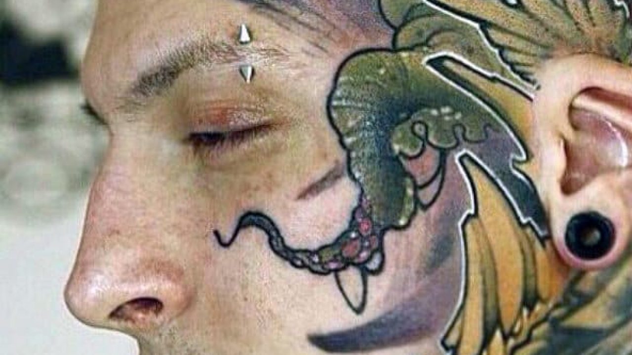 101 Amazing Face Tattoo Designs with Ideas with Meanings - Body Art Guru