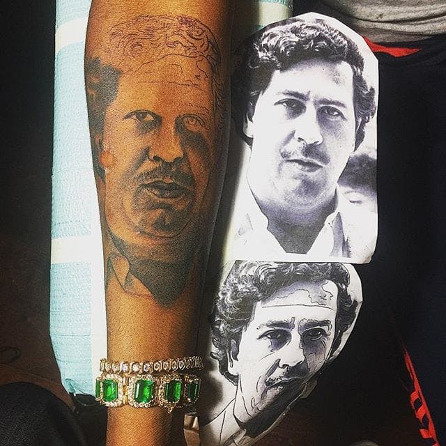 Quan Escobor portrait tattoo