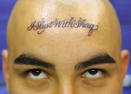 forehead tattoos