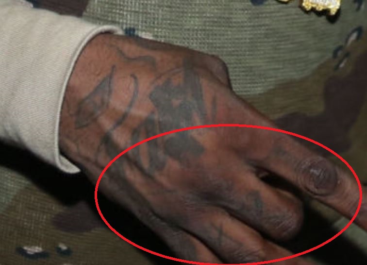 Chief hand tattoo