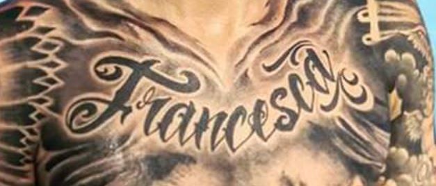 Mauro Francesca name tattoo