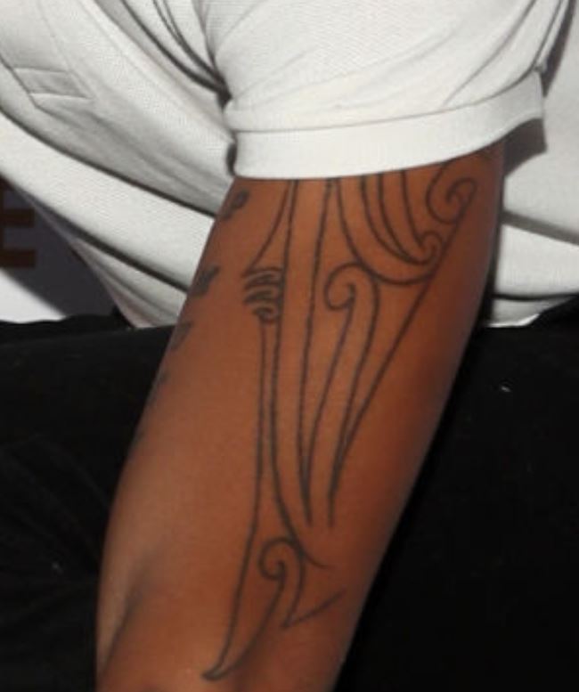 Tyla tribal tattoo