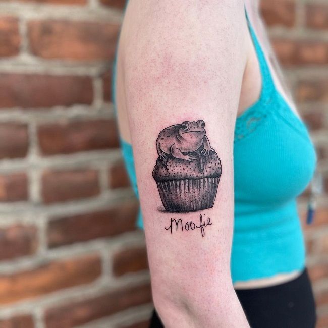 'Frog on the Muffin' Tattoo