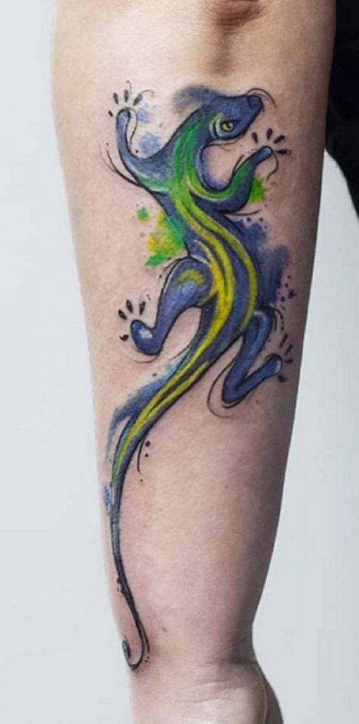 50+ Amazing Lizard Tattoos with Meaning - Body Art Guru