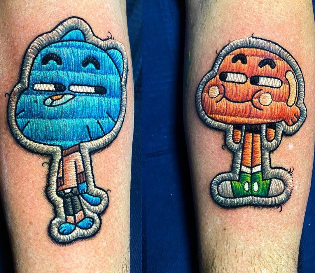 Polubienia 335 komentarze 9  𝘊𝘰𝘤𝘰 𝘚𝘱𝘢𝘳𝘬𝘭𝘦 𝘛𝘢𝘵𝘵𝘰𝘰𝘴  cocosparkleink na Instagramie FINALLY I got to tattoo  GumballDarwin LO  Tatoo