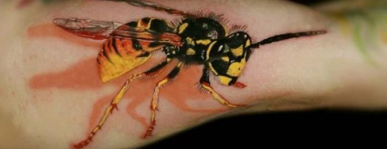 40+ Amazing Wasp Tattoos with Meaning 40+ Amazing Wasp Tattoos with Meaning
