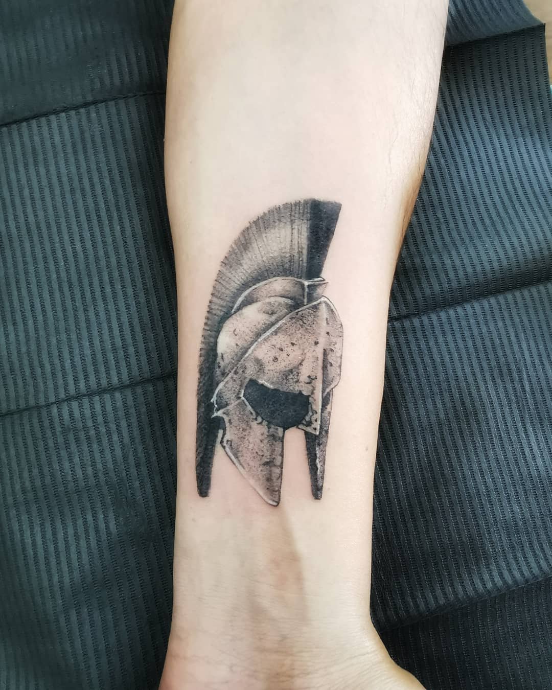 Trojan Helmet Tattoo