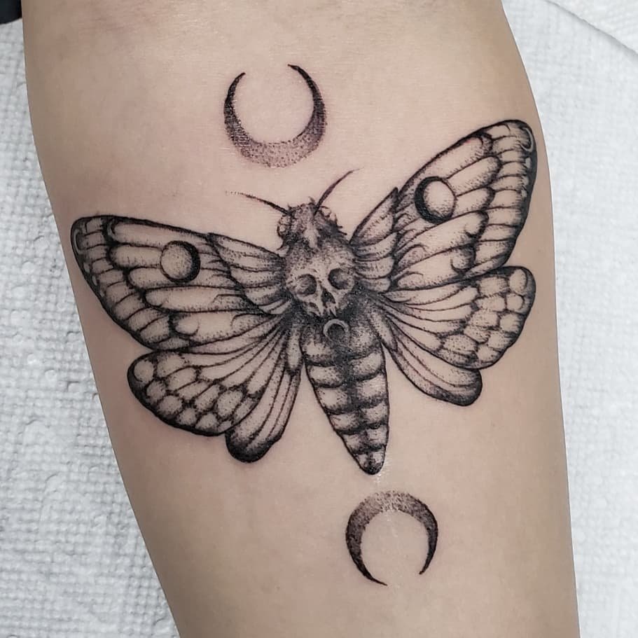 6 Butterflies insect moth tattoos