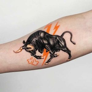 45+ Bull Tattoos with Meanings - Body Art Guru