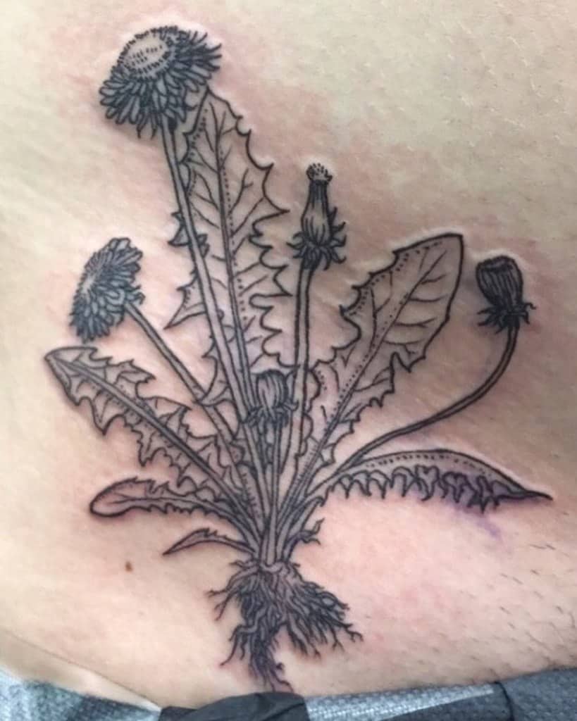 Dandelion Tattoo