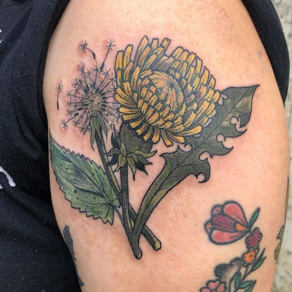 Dandelion Tattoo