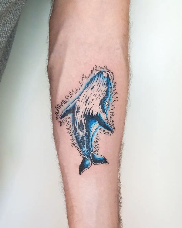 Electric Whale Tattoo