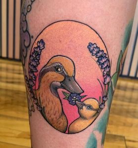 50+ Duck Tattoos with Meanings - Body Art Guru