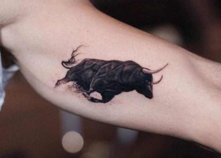 45+ Bull Tattoos with Meanings - Body Art Guru