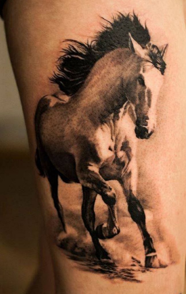 50+ Amazing Horse Tattoos with Meaning - Body Art Guru