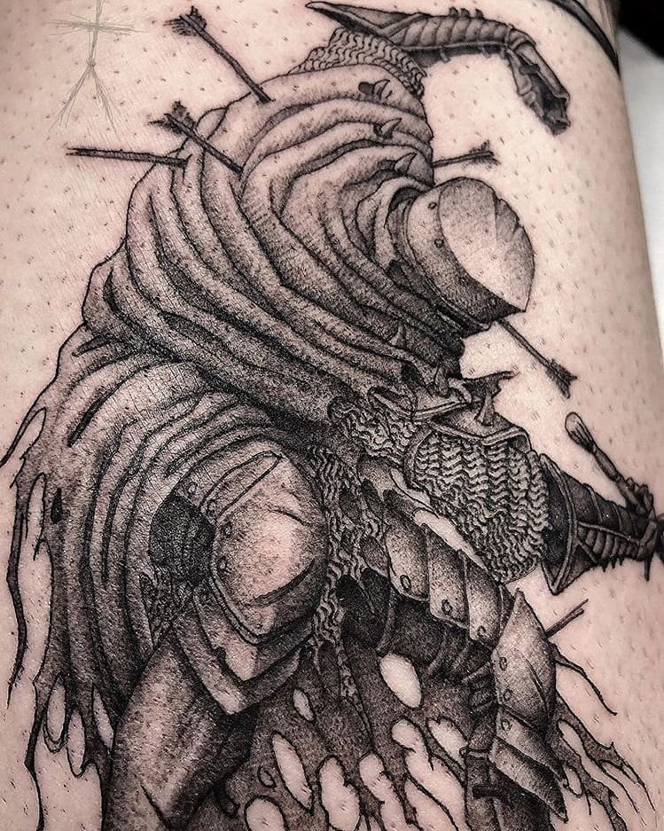 150 Cool Dark Souls Tattoo Ideas with Meanings 39. dark souls. 
