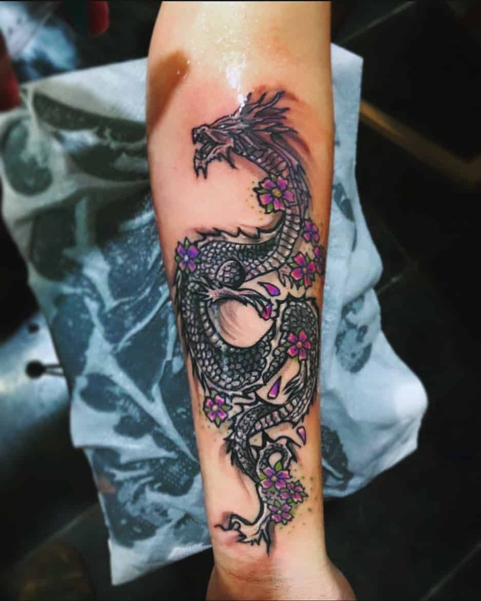 83 Dragon Tattoos So Graceful TheyLl Take Your Breath Away  Psycho Tats